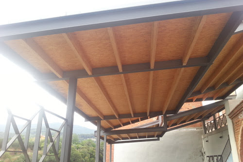 Pérgola de aluminio